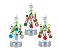 Load image into Gallery viewer, Light-Up Christmas Trees with Winter Ornaments