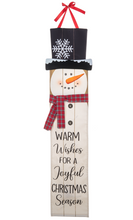 Load image into Gallery viewer, Light Up Snowman Banner
