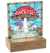 Load image into Gallery viewer, Light Up Stained Glass Nature Decor