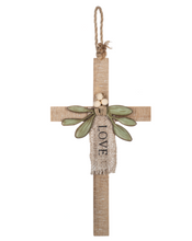 Load image into Gallery viewer, Faith, Hope, Love Cross Ornaments