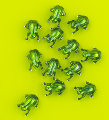 Lucky Little Frog Charms