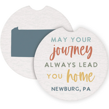 Load image into Gallery viewer, May Your Journey State Car Coaster set of 2