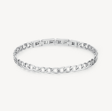 Load image into Gallery viewer, Men's Stainless Steel Curb Chain Bracelet by Brosway