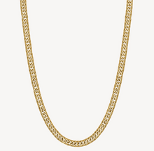 Load image into Gallery viewer, Men's Stainless Steel Gold Groumette Chain Necklace by Brosway