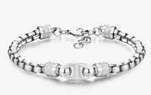 Load image into Gallery viewer, Men's Stainless Steel Venetian Chain Bracelet by Brosway