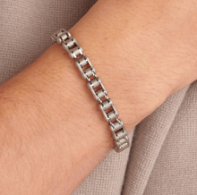 Load image into Gallery viewer, Men's Stainless Steel Semi-Stiff Bracelet by Brosway