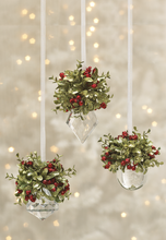 Load image into Gallery viewer, Mistletoe Crystal Hanging Ornament