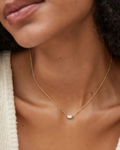 Load image into Gallery viewer, Mini Elisa Iridescent Drusy Satellite Pendent Necklace in Gold
