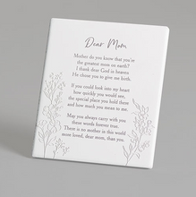 Load image into Gallery viewer, Mom Meaningful Wall Plaque with Easel