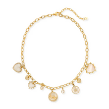 Load image into Gallery viewer, Mother of Pearl North Star Charm Necklace