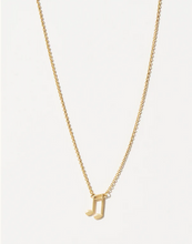 Load image into Gallery viewer, Spartina Music Lover Necklace in gold or silver