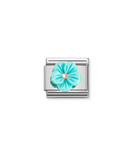Load image into Gallery viewer, Nomination Composable Link Flower Turquoise Mother of Pearl