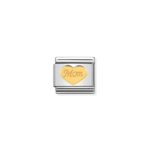 Load image into Gallery viewer, Nomination Composable Link Gold Mom Heart