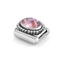 Load image into Gallery viewer, Nomination Composable Link Oval Pink CZ Beaded Setting