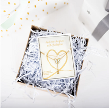 Load image into Gallery viewer, Now She Flies with the Butterflies Necklace Gold