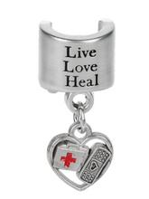 Load image into Gallery viewer, Stethoscope Nurse Charms on Card