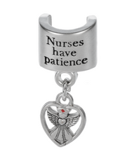 Load image into Gallery viewer, Stethoscope Nurse Charms on Card