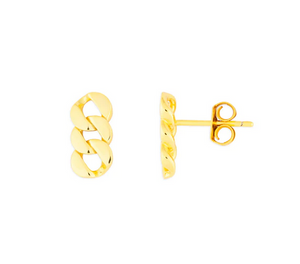 Parker Gold Stud Earrings