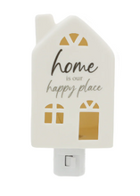 Load image into Gallery viewer, Home Is Our Happy Place 5" Ceramic Night Light