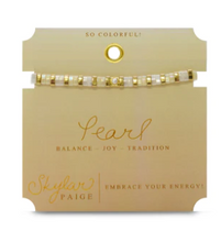 Load image into Gallery viewer, Pearl Tila Bracelet