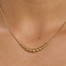 Load image into Gallery viewer, Perfect Stainless Steel Gold Bead Necklace by Brosway