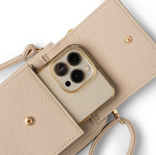 Load image into Gallery viewer, Kedzie Eclipse Smartphone Crossbody in Cream