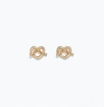 Load image into Gallery viewer, Pretzel Earrings Gold or Silver by Periwinkle