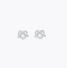 Load image into Gallery viewer, Pretzel Earrings Gold or Silver by Periwinkle