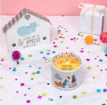 Load image into Gallery viewer, Purrfect Birthday - 8oz Soy Wax Reveal Candle for a Cat Lover