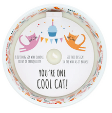 Load image into Gallery viewer, Purrfect Birthday - 8oz Soy Wax Reveal Candle for a Cat Lover