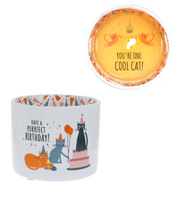 Load image into Gallery viewer, Purrfect Birthday - 8oz Soy Wax Reveal Candle for a Cat Lover