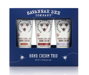 Savannah Bee Hand Cream Tube Trio