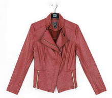 Load image into Gallery viewer, Ruby Liquid Leather Jacket By Clara Sunwoo
