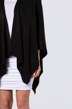 Load image into Gallery viewer, Black Bordeaux Cardi Wrap