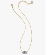Load image into Gallery viewer, Kendra Scott Elisa Necklace Red, White, and Blue Illusion