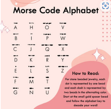 Load image into Gallery viewer, You & Me Morse Code Matching Set Bracelets