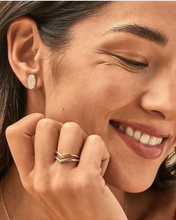 Load image into Gallery viewer, Kendra Scott Grayson Studs in Gold Iridescent Drusy