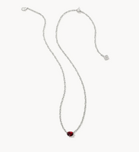 Load image into Gallery viewer, Kendra Scott Cailin Necklace Red Crystal in Silver or Gold