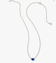 Load image into Gallery viewer, Kendra Scott Cailin Necklace Blue Crystal in Silver or Gold