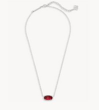 Load image into Gallery viewer, Kendra Scott Elisa Necklace Berry Glass in Silver or Gold