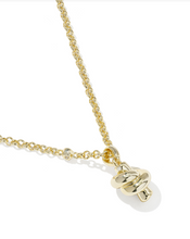 Load image into Gallery viewer, Kendra Scott Knot Pendant Necklace Gold Metal