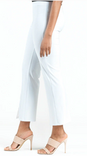 Load image into Gallery viewer, White Center Slit Ankle Pant by Clara Sunwoo -wrinkle free 50% off!