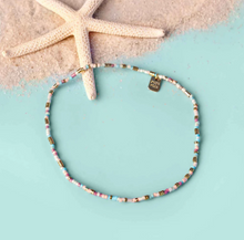 Load image into Gallery viewer, Pura Vida South Beach Seed Bead Stretch Anklet