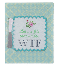 Load image into Gallery viewer, SALE- Cheeky Message Glass Cutting Boards