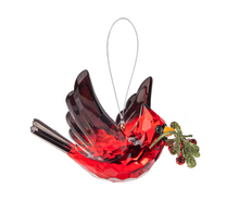 Load image into Gallery viewer, Cardinal in Flight Ornament