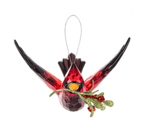Load image into Gallery viewer, Cardinal in Flight Ornament