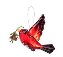 Load image into Gallery viewer, Cardinal in Flight Ornament
