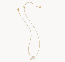 Load image into Gallery viewer, Kendra Scott Pickleball Necklace in Ivory Mother of Pearl in Gold or Silver