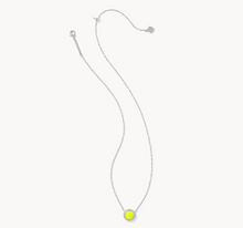 Load image into Gallery viewer, Kendra Scott Tennis Necklace in Chartreuse Magnesite Gold or Silver