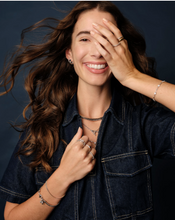 Load image into Gallery viewer, Kendra Scott Lexi Chain Bracelet White Crystal Gold or Silver